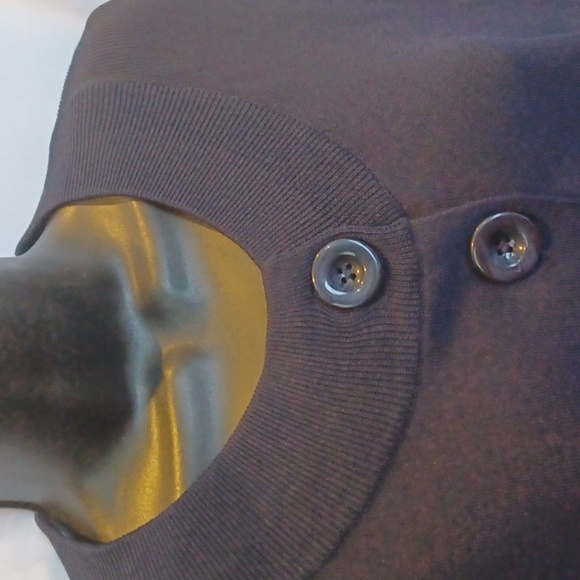 NWT Coldwater Creek Womens Navy Two Button Cardigan Sweater M - Picture 2 of 6